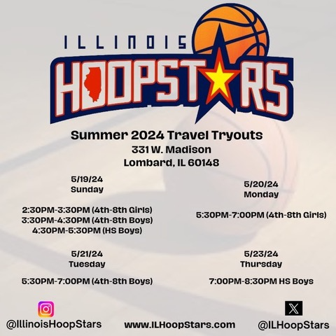 summer tryouts flyer